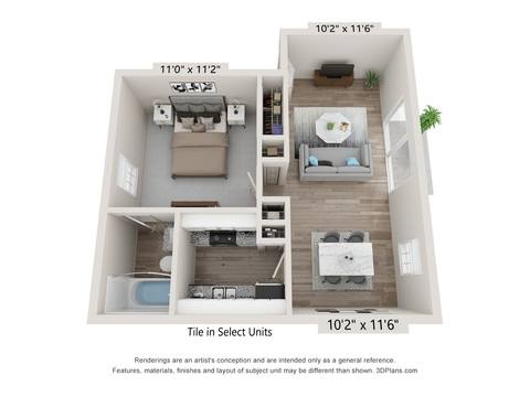Floorplan A2 layout