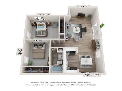 Floorplan B2 layout