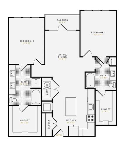 Floorplan The Falize layout