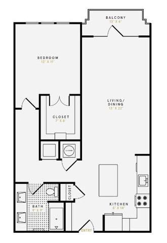 Floorplan The Marsh layout