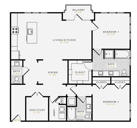 Floorplan The Charlton layout