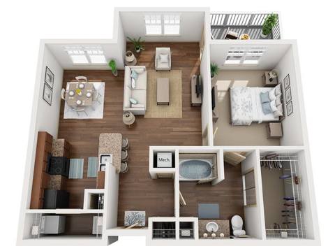 Floorplan Sanibel layout