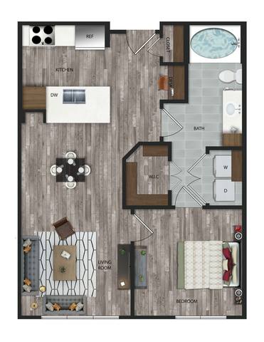 Floorplan A1 layout