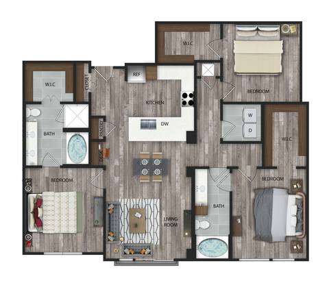 Floorplan C layout