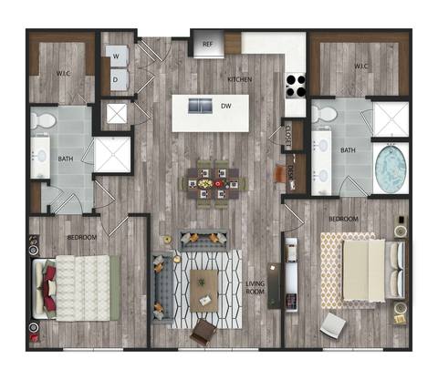 Floorplan B2 layout