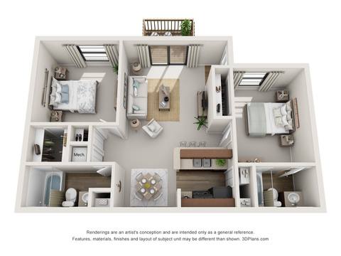 Floorplan B1 layout