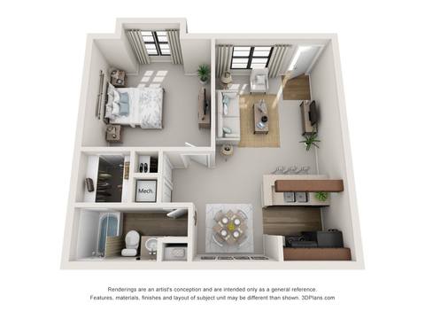 Floorplan A2 layout