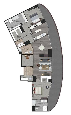 Floorplan PB3R layout