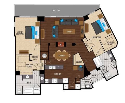 Floorplan PB1 layout