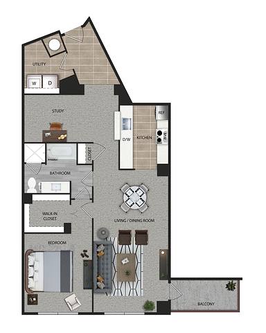 Floorplan TA2.1R layout