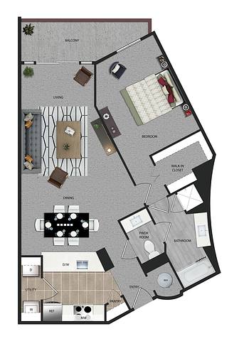 Floorplan TA1.1R layout