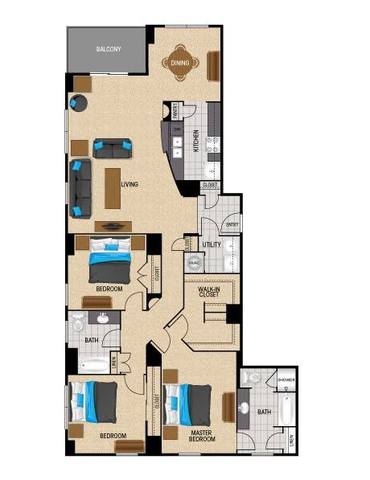 Floorplan TC1.1 layout