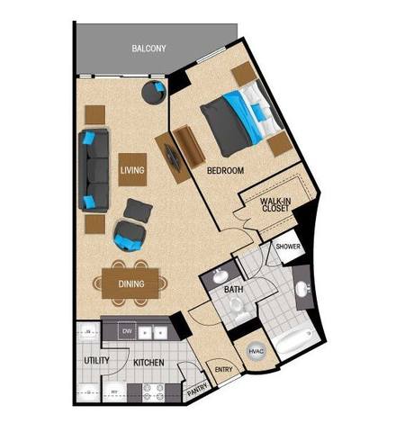 Floorplan TA1 layout
