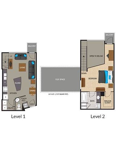 Floorplan LA1 layout