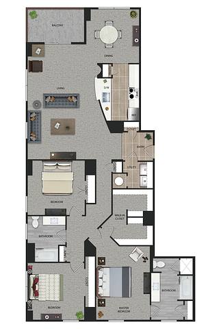 Floorplan TC1 layout