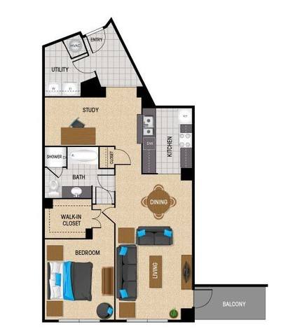 Floorplan TA2.1 layout