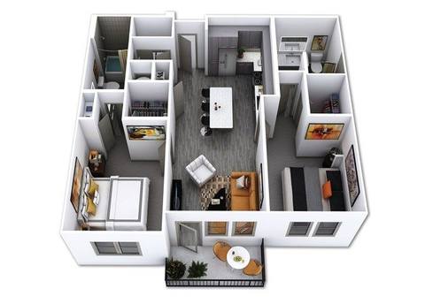 Floorplan B2 layout
