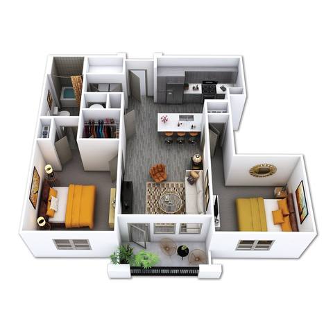 Floorplan B1 layout