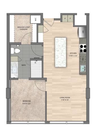 Floorplan A2 layout