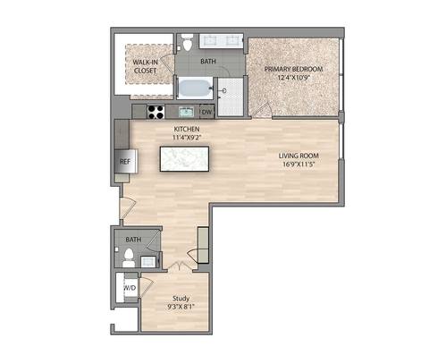 Floorplan F1 layout