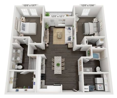 Floorplan B1 layout