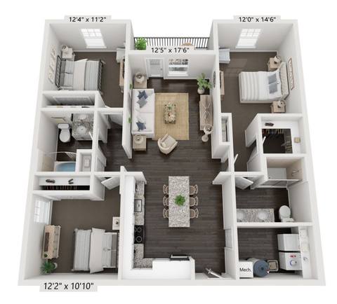 Floorplan C1 layout