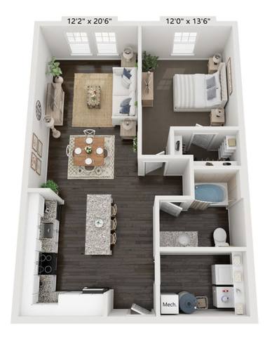 Floorplan A2 layout