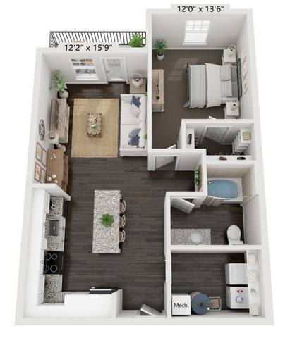 Floorplan A1 layout