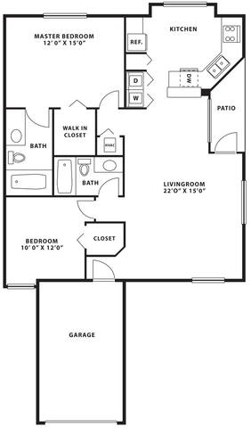 Floorplan B1 layout