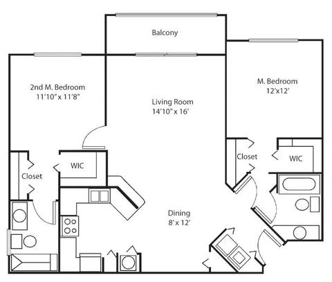 Floorplan B2 layout