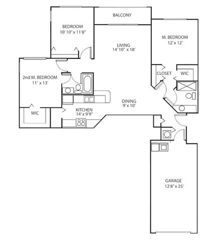 Floorplan C1 layout