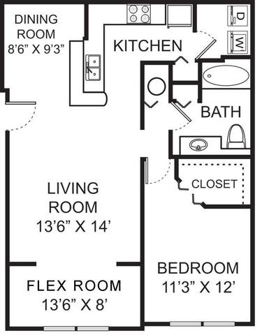 Floorplan A2 layout