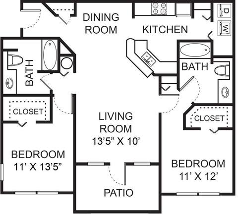 Floorplan B1 layout
