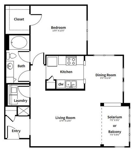 Floorplan A2 layout