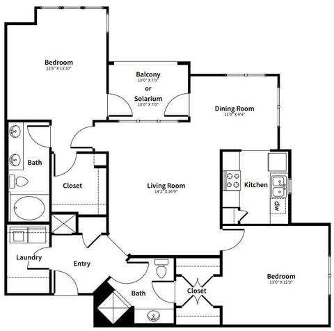 Floorplan B2 layout