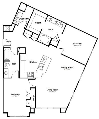 Floorplan B3 layout