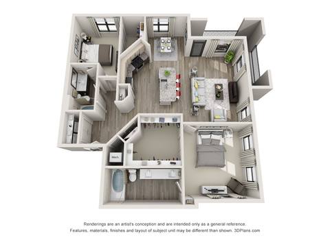 Floorplan B3 layout
