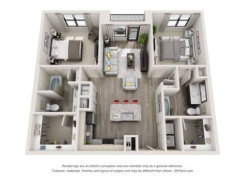 Floorplan B1 layout