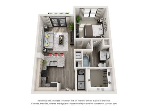 Floorplan A1 layout