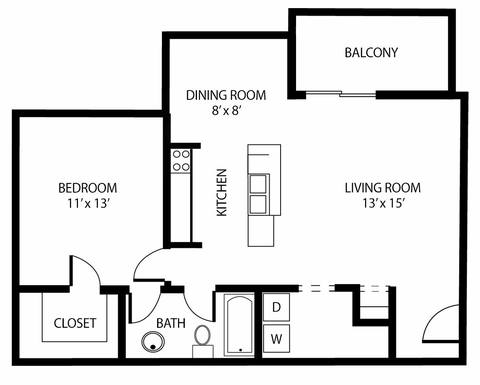 Floorplan Echo layout
