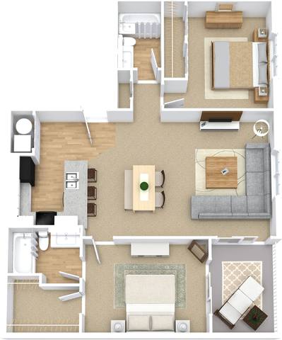 Floorplan The Jasmine Renovated  layout