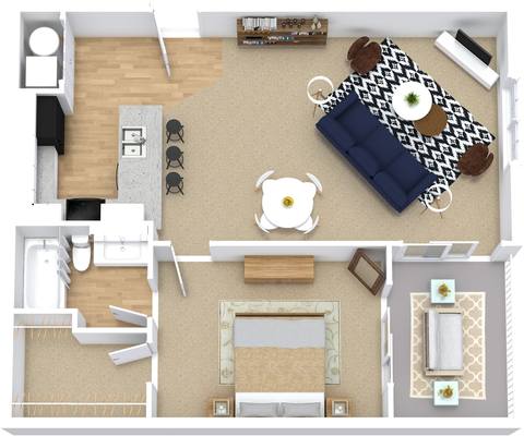 Floorplan The Laurel Renovated  layout