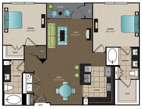 Floorplan B1 layout