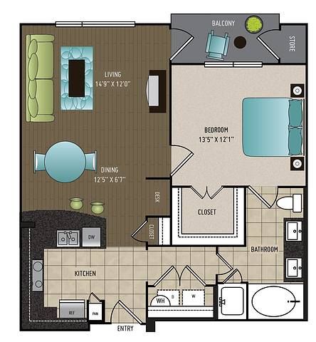 Floorplan A5 layout