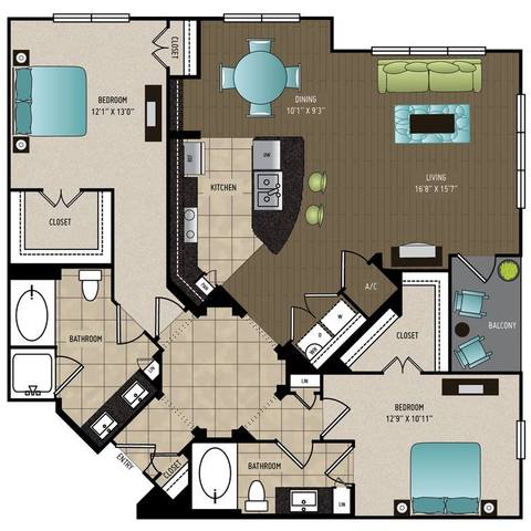 Floorplan B4b layout