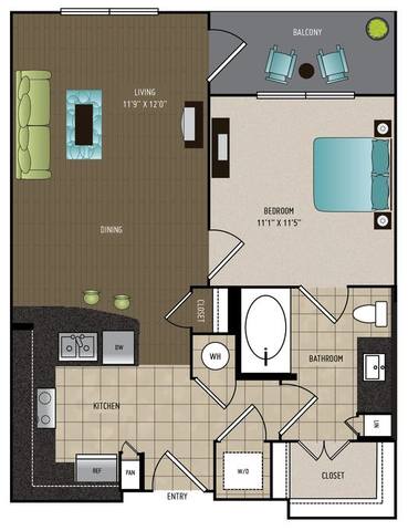 Floorplan A2 layout