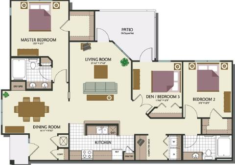 Floorplan C2 layout
