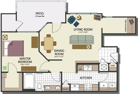 Floorplan A2 layout