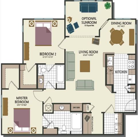 Floorplan B1 layout