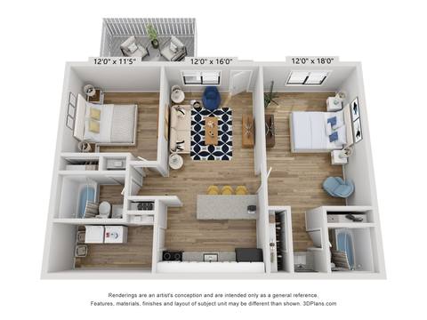 Floorplan B2 layout